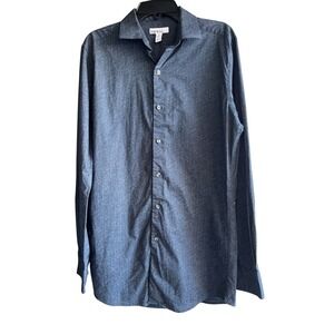 Bar III Mens Shirt Size S Slim Fit Stretch Button Front Long Sleeve